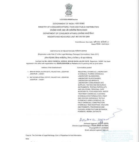 Certificates - Certified Cosmetic Ingredient Supplier - Aseschem – aseschem