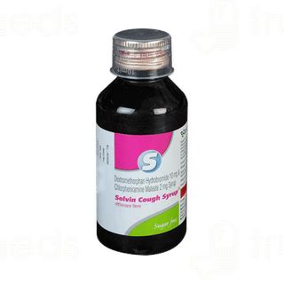Solvin 210 Mg Sugar Free Cough Syrup 100 Ml - Uses, Side Effects ...