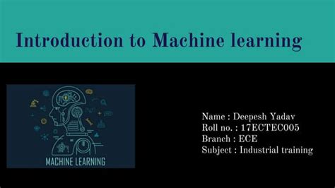 Image result for Machine Learning Introduction PPT