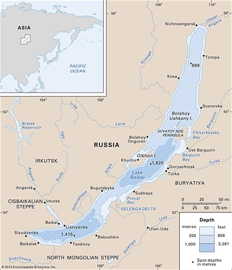 Lake Baikal | Location, Depth, Map, & Facts | Britannica