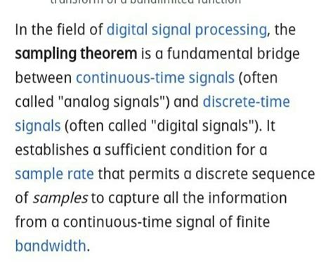 Sampling frequency greater than nyquist rate is called - Brainly.in