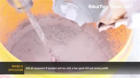 Cementitious Grout and Waterproofing Coating - Fosroc Conbextra GP2 ...