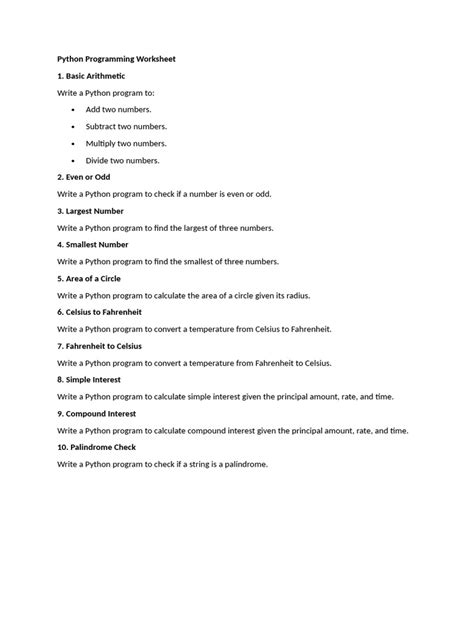 Image result for Python Example Programs for Practice PDF