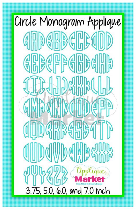 Image result for Applique Monogram