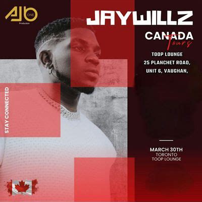 Jaywillz LIVE IN TORONTO, TOOP LOUNGE, Vaughan, March 30 to March 31 ...