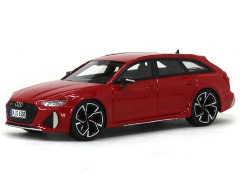 Audi RS6 Avant C8 red 1:64 Stance Hunters scale model car | Scale Arts ...