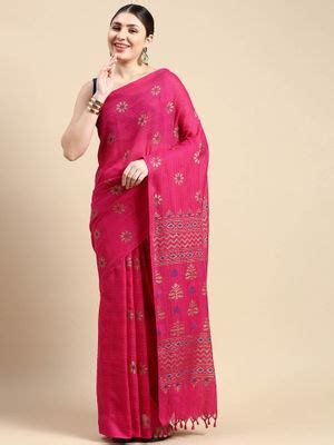 Buy DESH BIDESH Bengal Tant Abhrak Work Design Soft Pure Cotton Saree ...