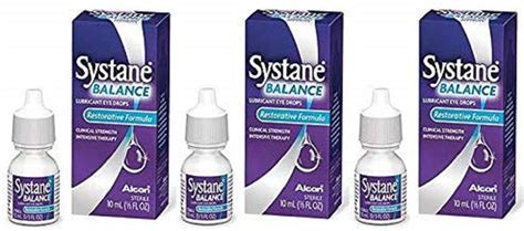 Buy Systane Balance Lubricant Eye Drops, Restorative Formula, 10mL .33 ...