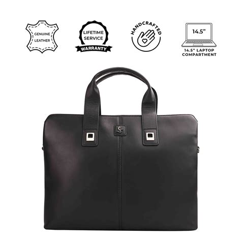 Georgia Collection | Genuine Leather Laptop / Office Bag For Men | Fit ...