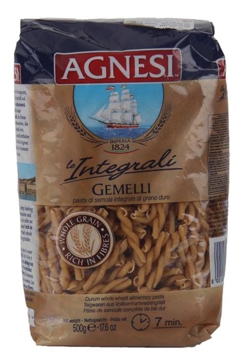 Agnesi Whole Wheat Gemelli, 500g : Amazon.in: Grocery & Gourmet Foods