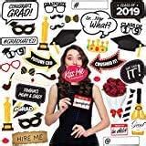 Photo Booth Props - Graduation Party Supplies 2019 Class Decorations ...