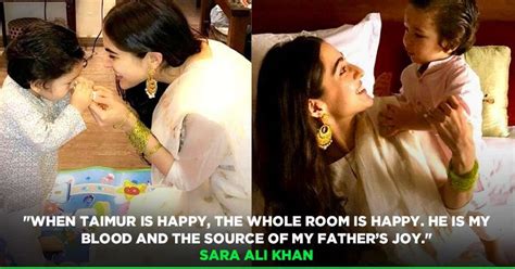 Sara Ali Khan All Praises For Step Brother Taimur, Says He Is My Blood ...