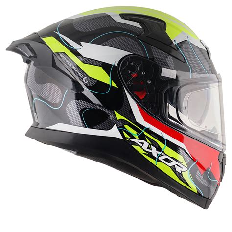 AXOR Apex Dynamo Gloss Black Neon Yellow Helmet– Moto Central