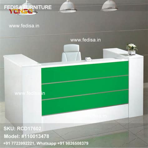 L Shape Reception Table At Reception Desk Office Reception Counter ...