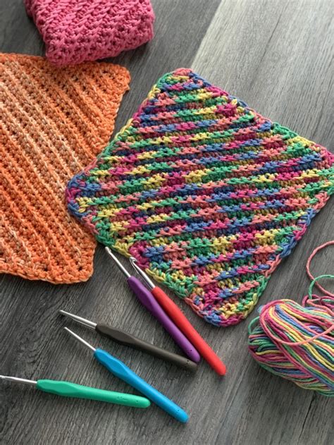 Image result for Crochet Dish Cloth Tutorial