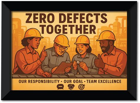 Zero Defects together I Team Work I Labor I Workplace I Industrial I F ...