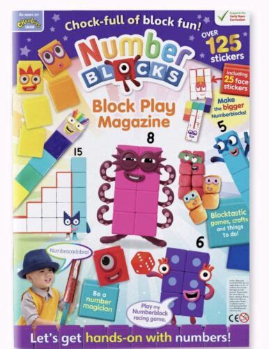 Buy Numberblocks Block Play Magazine Online India | Ubuy