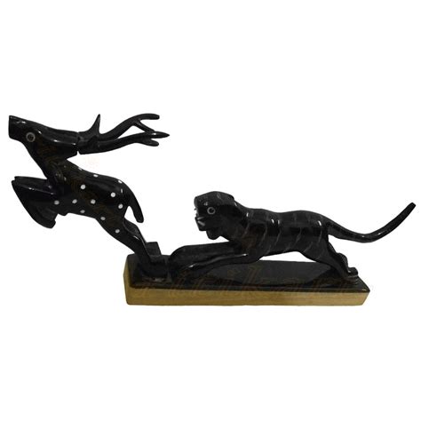 Shop Online Odisha's finest Horn Crafts-Tiger Chasing Deer-ritikart