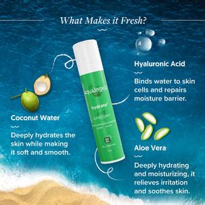 Hyaluronic Acid Sunscreen for Sensitive Skin - 50g | Aqualogica