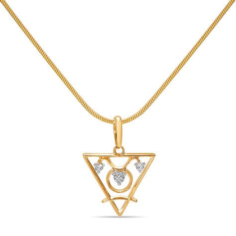 14kt Yellow Gold Taurus Pendant