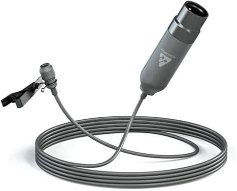 Audio Array AM-C15 Premium Metal XLR Condenser Lapel Microphone | Noise ...