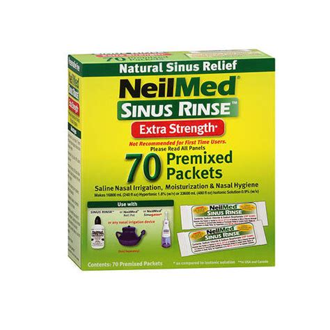 Buy Neilmed Sinus Rinse Extra Strength 70 Packets Online at low price ...