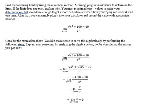 Image result for Numerical Limit Methods
