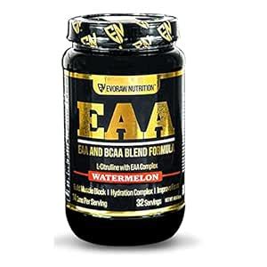 EVORAW NUTRITION EAA Watermelon Power packed BCAA for Intra-Workout ...