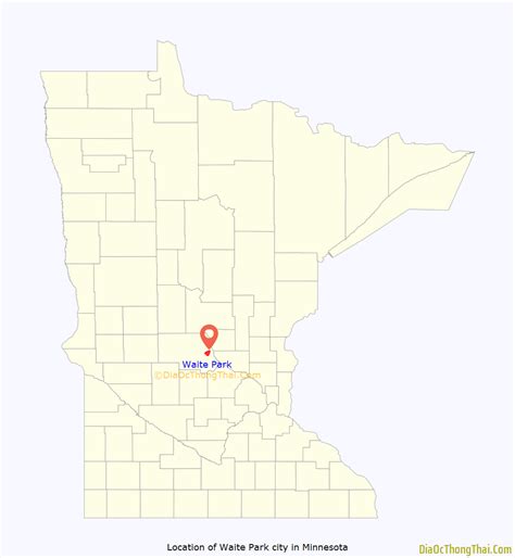 Map of Waite Park city - Thong Thai Real
