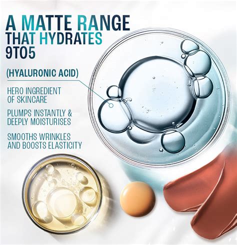 Buy Lakme Hya Matte 9To5 Hya Matte Foundation + Hyaluronic Acid - SPF ...