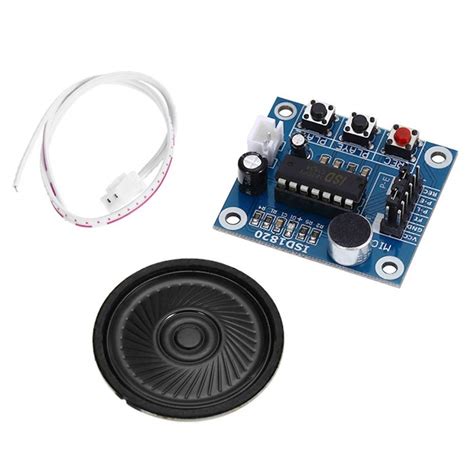 KEKEYANG ISD1820 Audio Sound Recording Module With Microphone And 0.5W ...