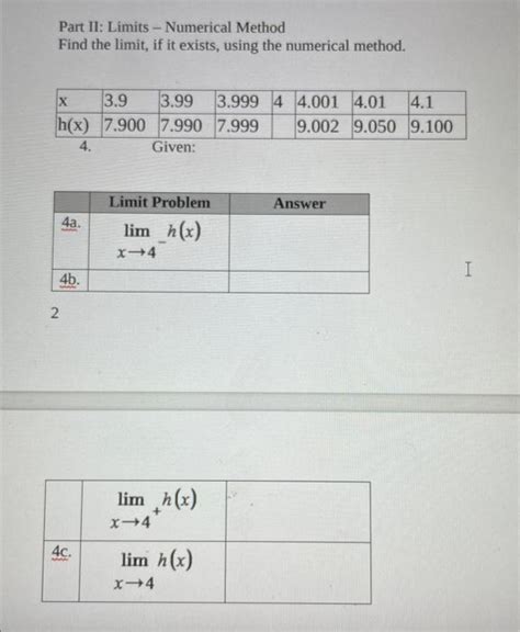 Image result for Numerical Limit Methods