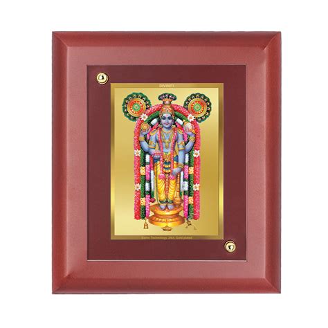 DIVINITI Guruvayurappan Gold Plated Wall Photo Frame, Table Decor| MDF ...