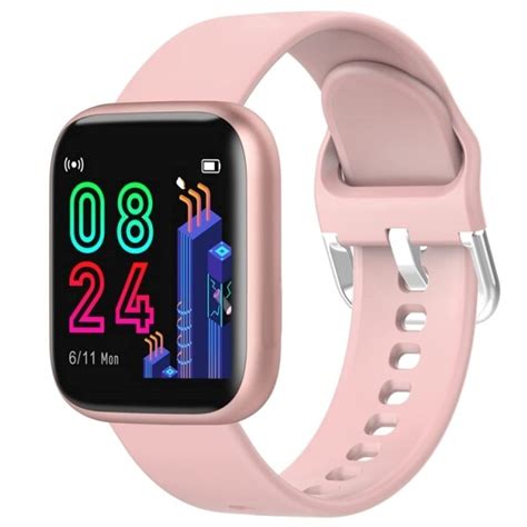 Smart Watch Bluetooth D20 Pink Smart Watch Fitness Band 35 mm Color ...