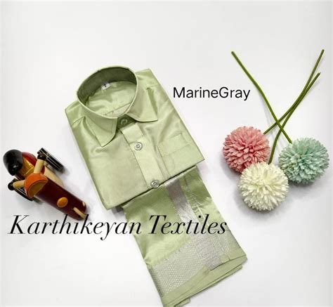 Kids Art Silk Shirt - Marine Grey – Vasthiram