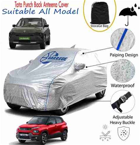 GARREGE Car Cover For Tata Punch (With Mirror Pockets) Price in India ...