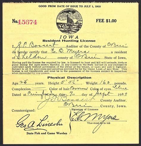 Earliest Hunting & Fishing Licenses - Waterfowl Stamps and More