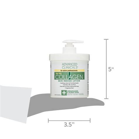 Advanced Clinicals Collagen Skin Rescue Lotion. | Ubuy India