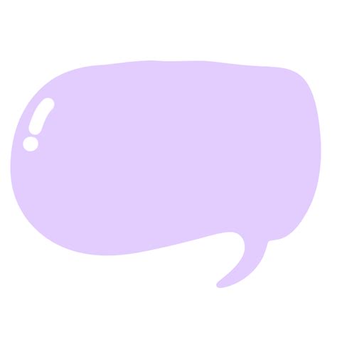Purple speech bubble 22841637 PNG