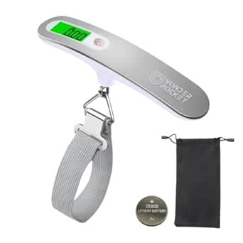WONDERPOCKET Weight Machine For Luggage | 50kg Capacity | Steel Body ...