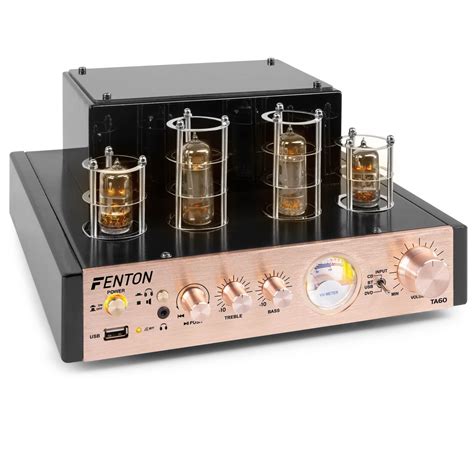 Fenton Hifi Tube Amplifier With Bluetooth Home Stereo Amplifier ...
