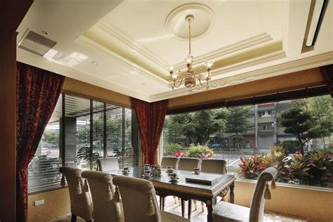 165平古典风格两层小复式楼客厅装修效果图_太平洋家居网图库