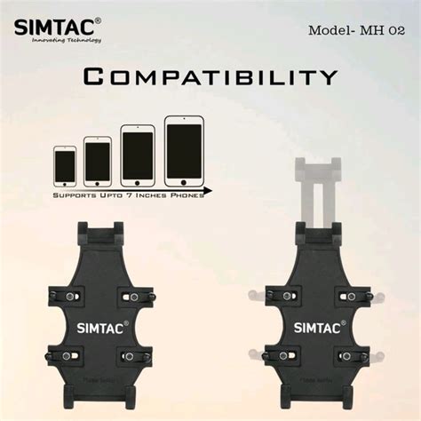 Simtac Spider Grip Mobile Holder with Universal Fitment for Bike ...