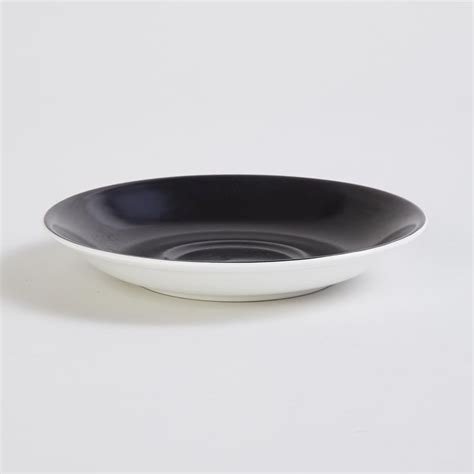 Buy Fiesta-Leda Black Printed Bone China Cup And Saucer Set - 180ml ...