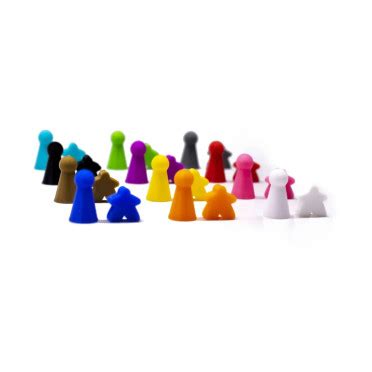 Acheter Ensemble de Pions et Meeples Classiques - Set de 24 Pièces ...