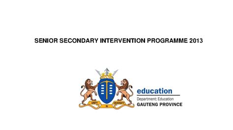 SENIOR SECONDARY INTERVENTION PROGRAMME GRADE 12 HISTORY TEACHER NOTES ...