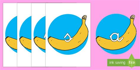 Tarjetas de fonemas: Plátanos - Recursos educativos - Twinkl