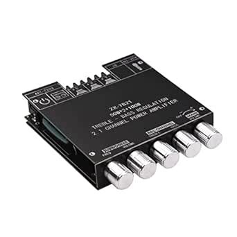 2.1 Channel Subwoofer Power Amplifier Module DIY Kit 50Wx2+100W Treble ...