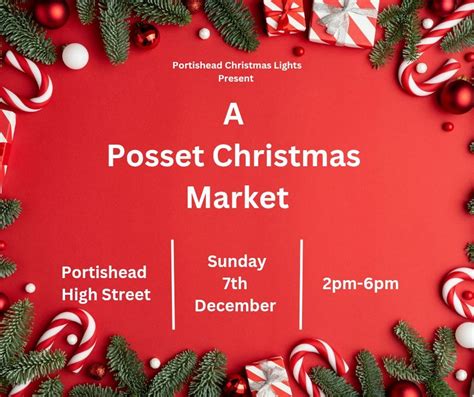 A Posset Christmas Market , High Street, Portishead, 7 December 2025 ...
