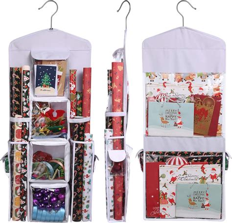 Amazon.com: SmplifCraft Wrapping Paper Storage Hanging Gift Bag ...